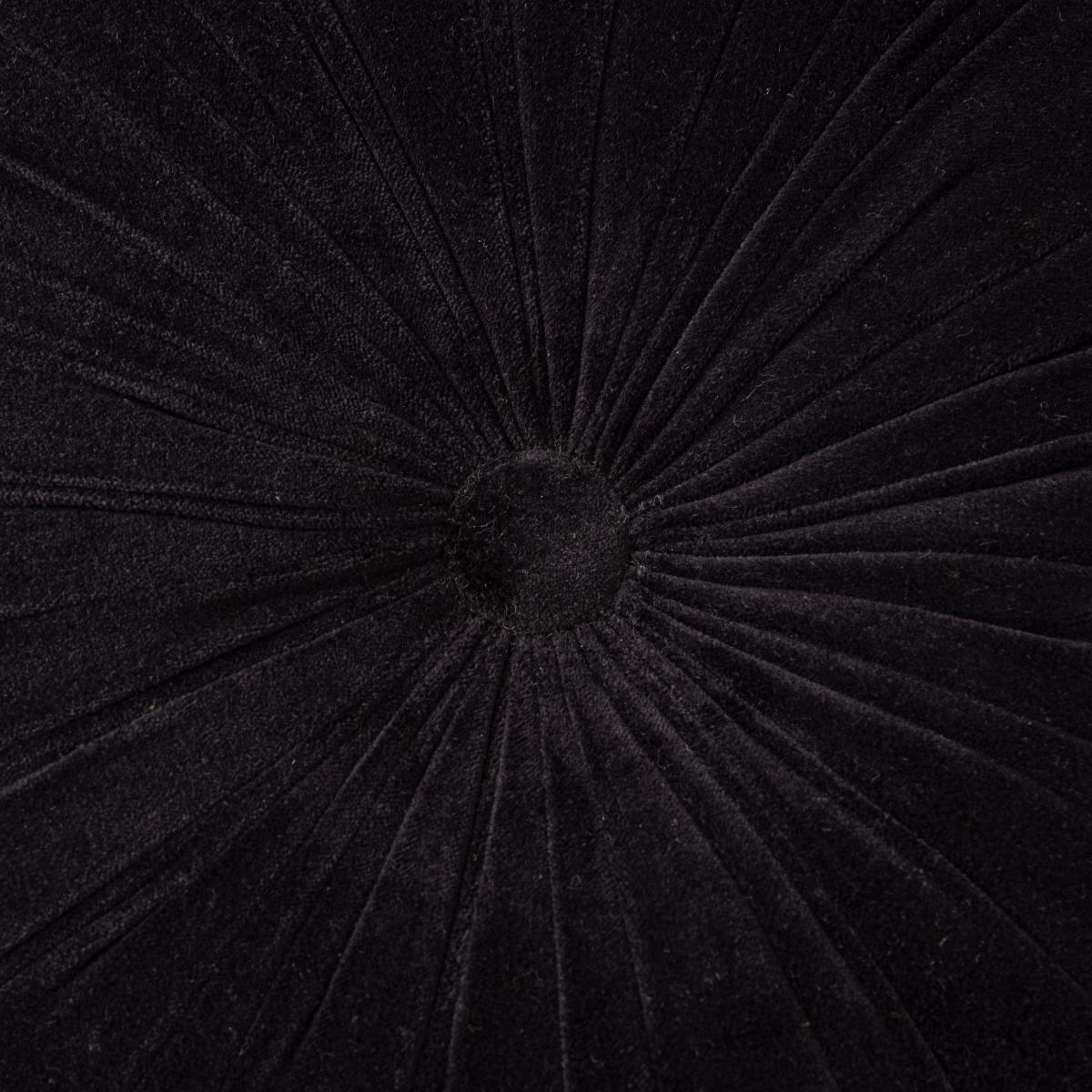 Clara Circular Cushion Black – image 4
