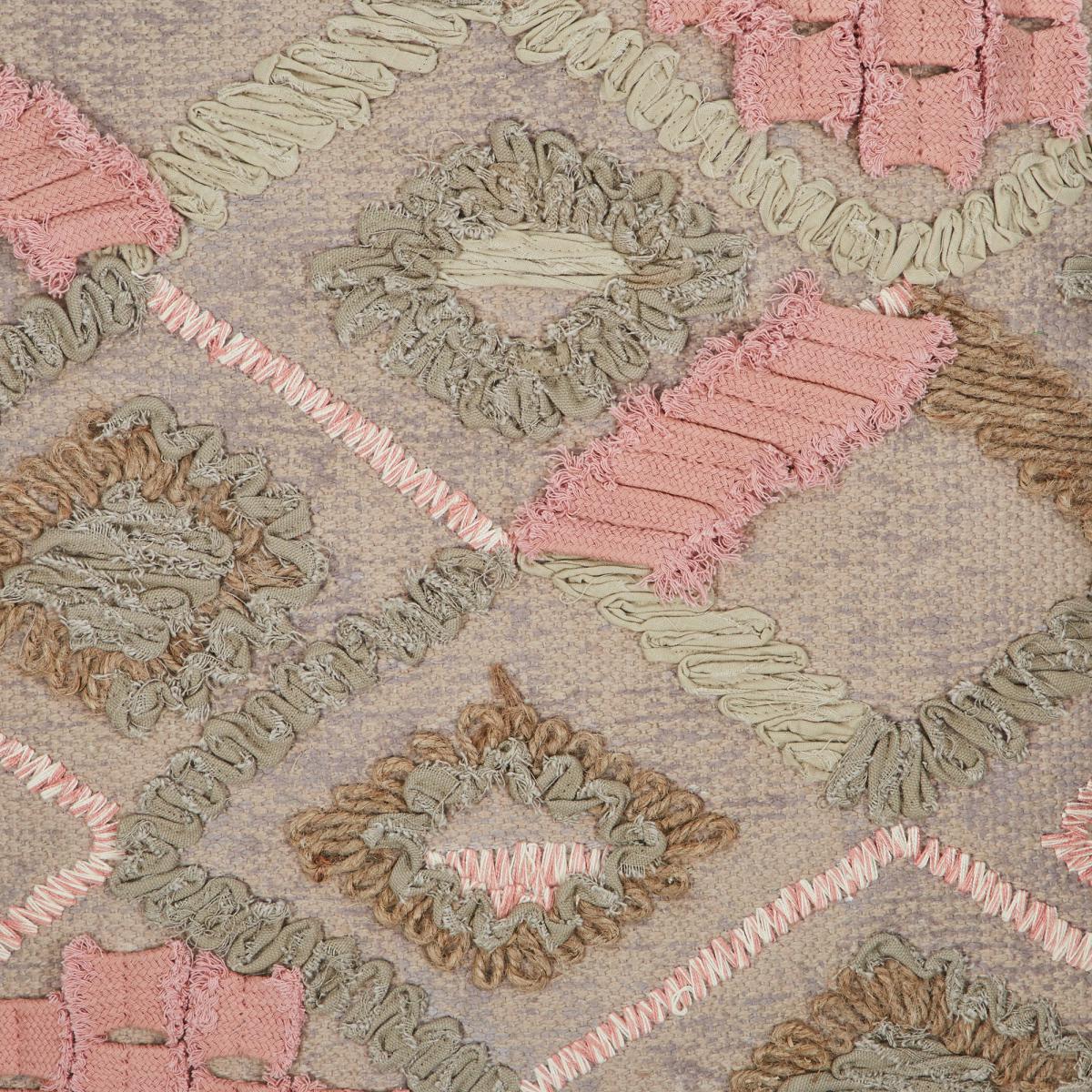 Farha Dusky Pink Embroidered Cushion Dusky Pink – image 2
