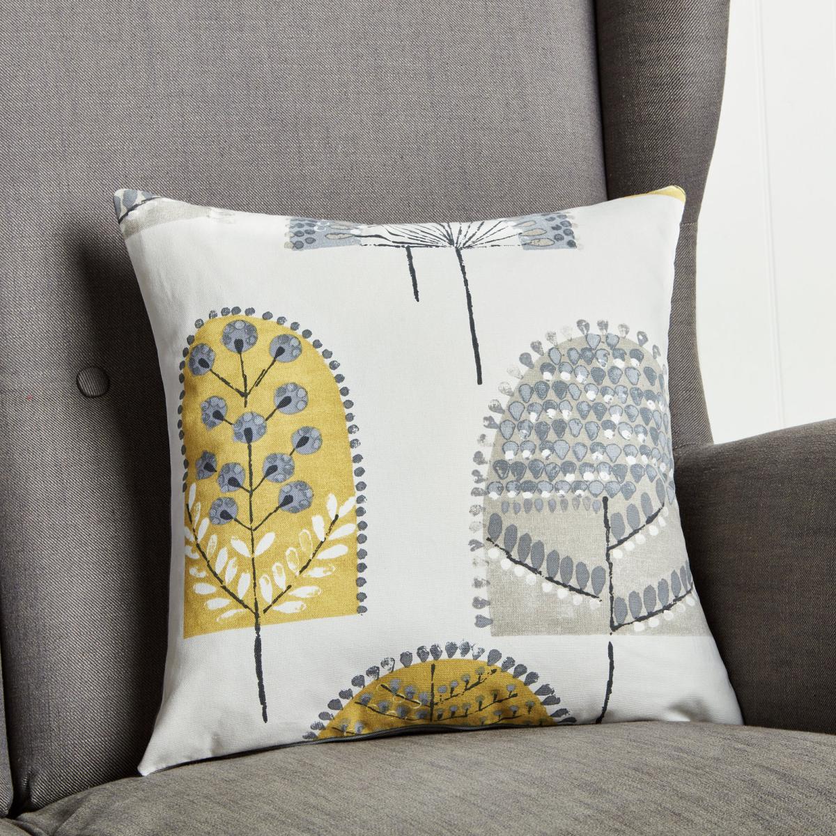 Nordic Trees Cushion Cover Ochre – image 5