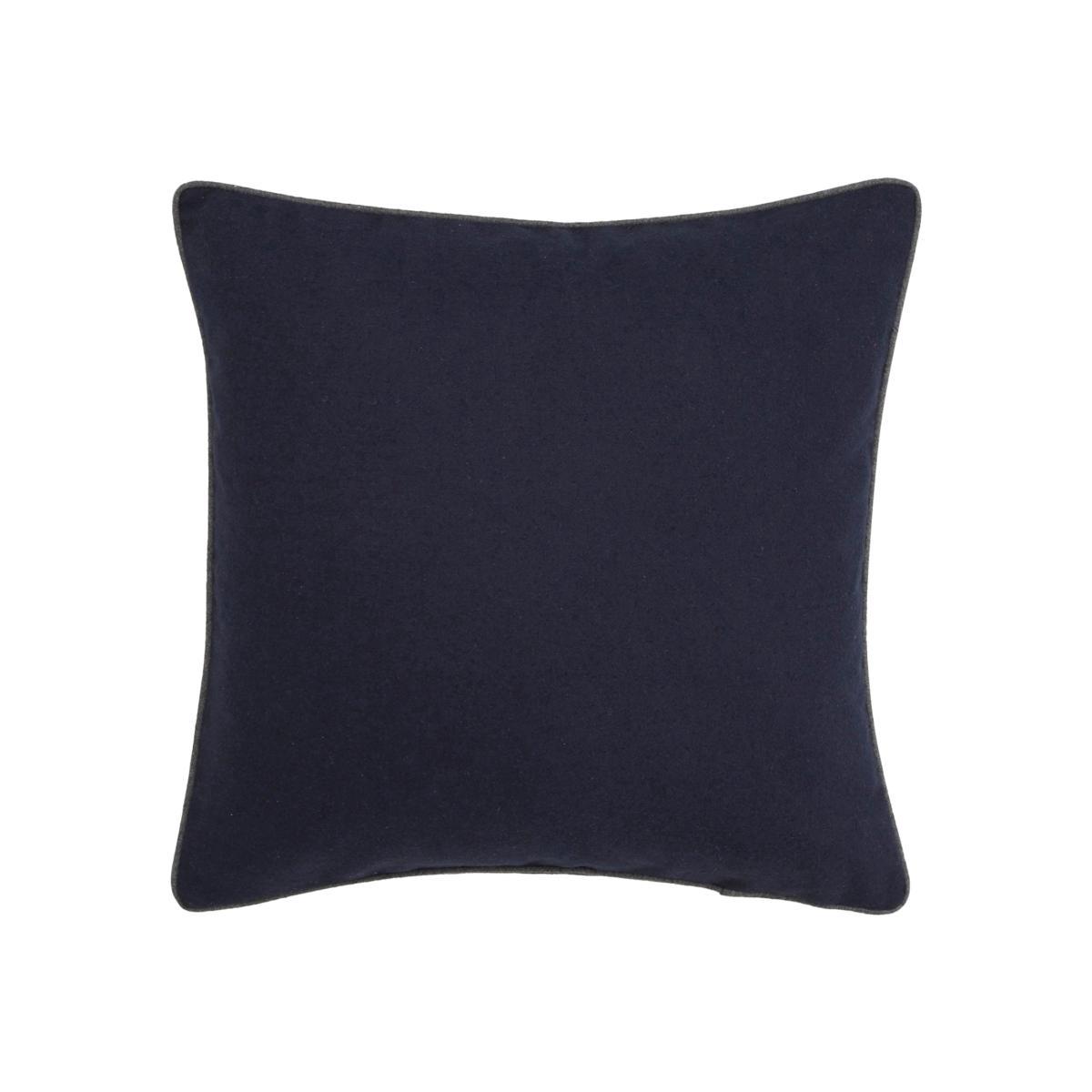 Oscar Felt Cushion Navy Blue – image 1