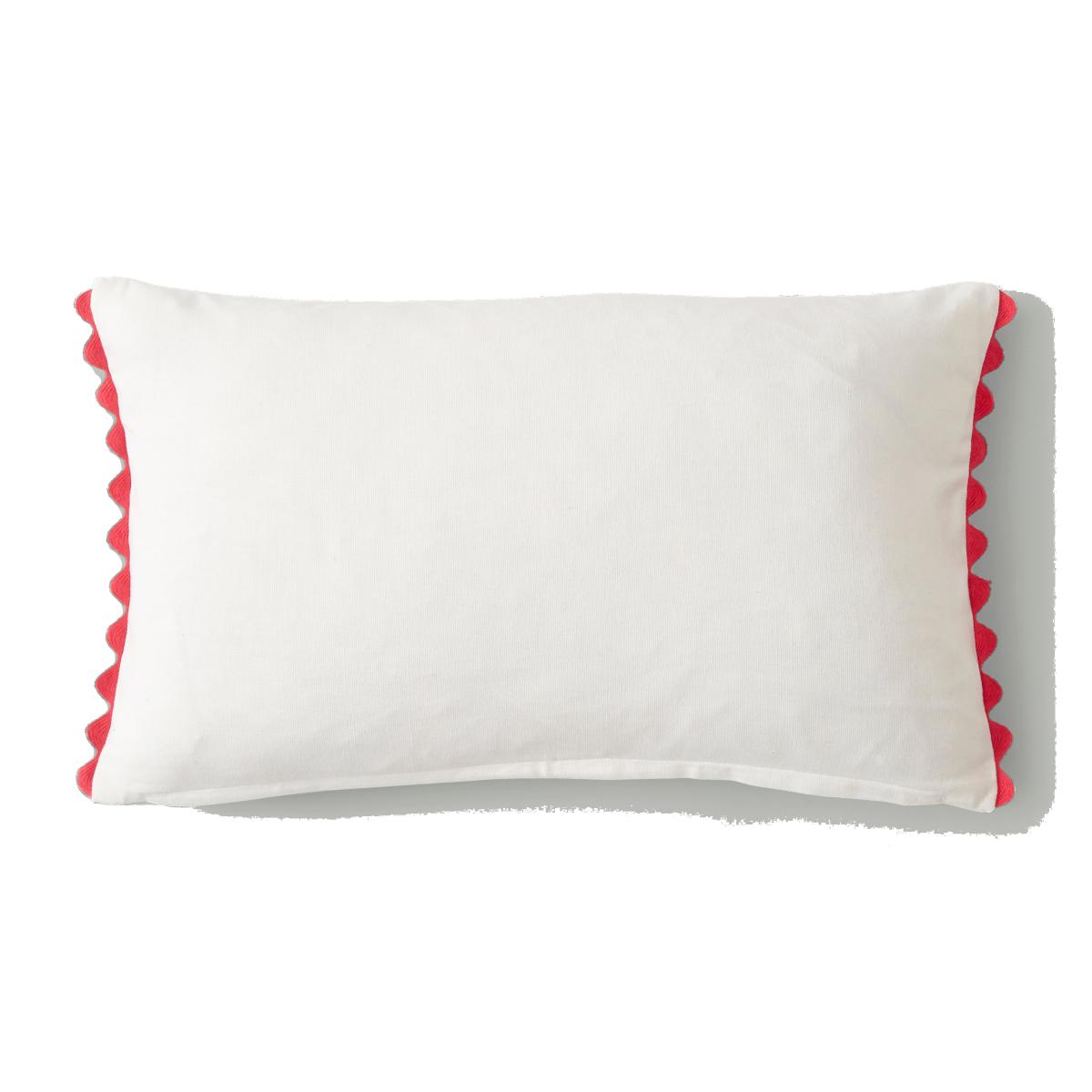 Grow & Bloom Embroidered Rectangle Cushion – image 1