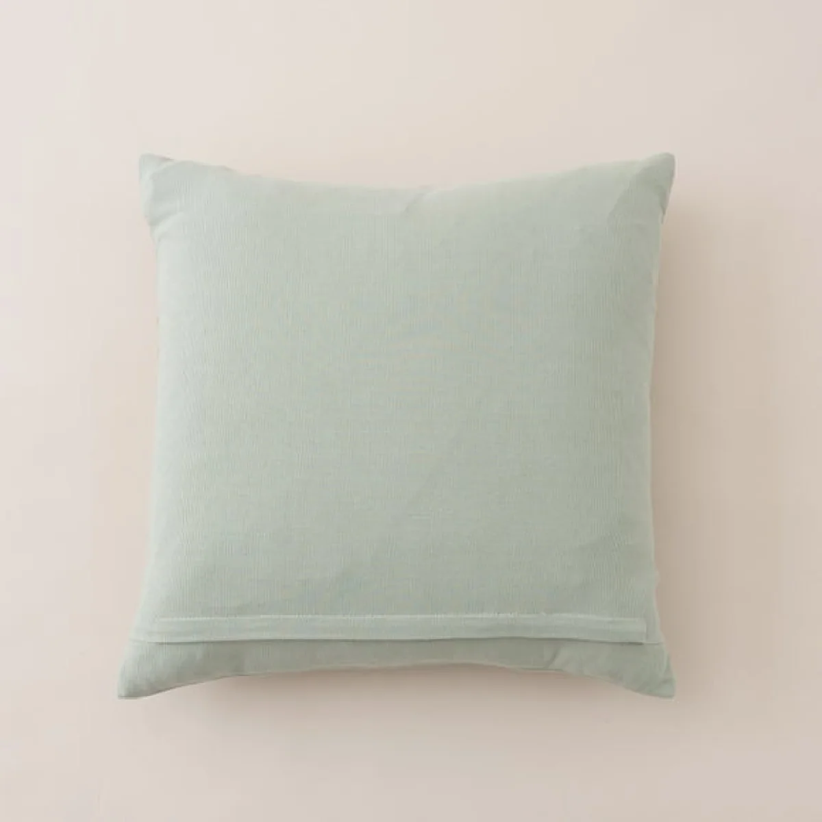 Embroidered Sparrow Cotton Square Cushion – image 5