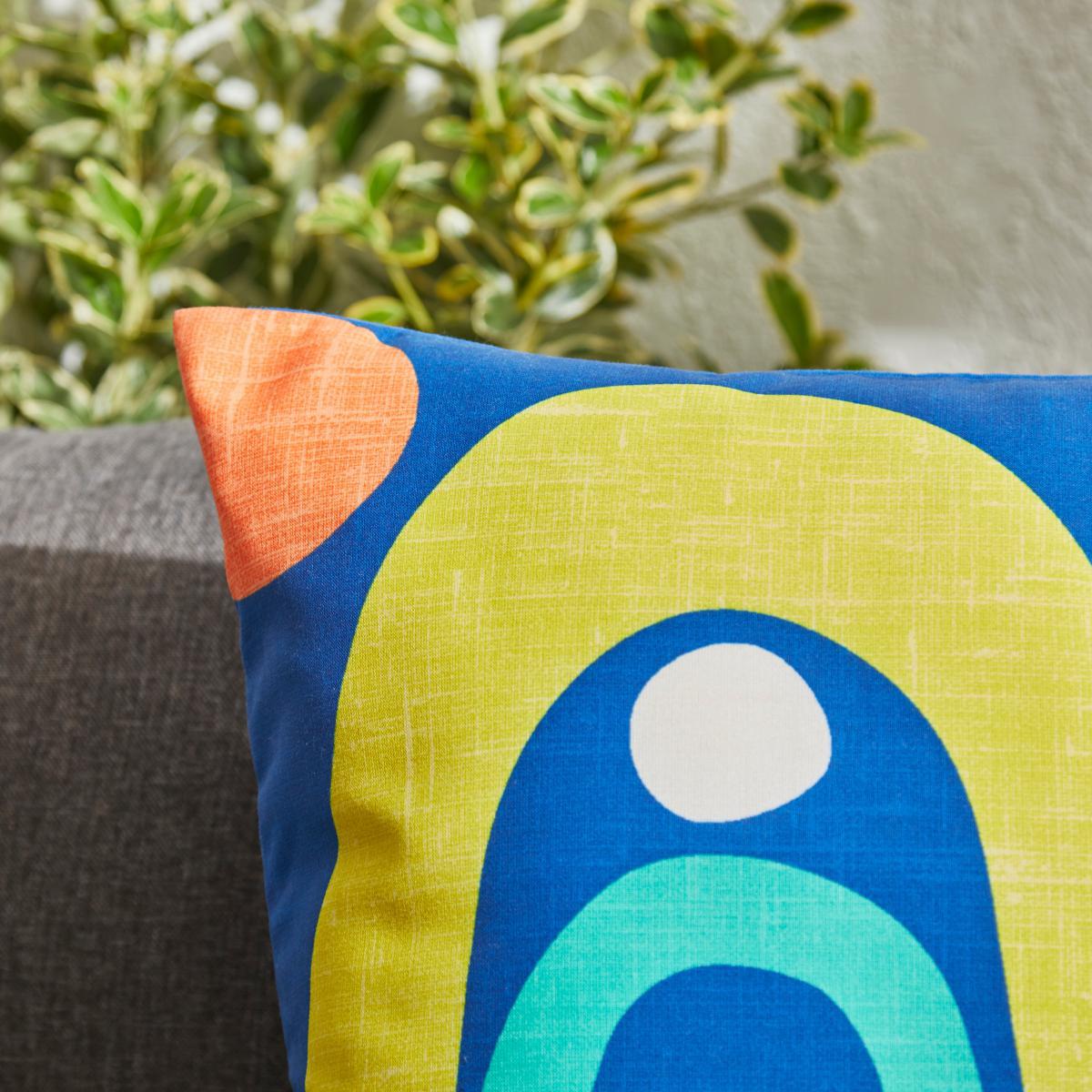 Elements Printed Shapes Cushion Cover MultiColoured – image 2