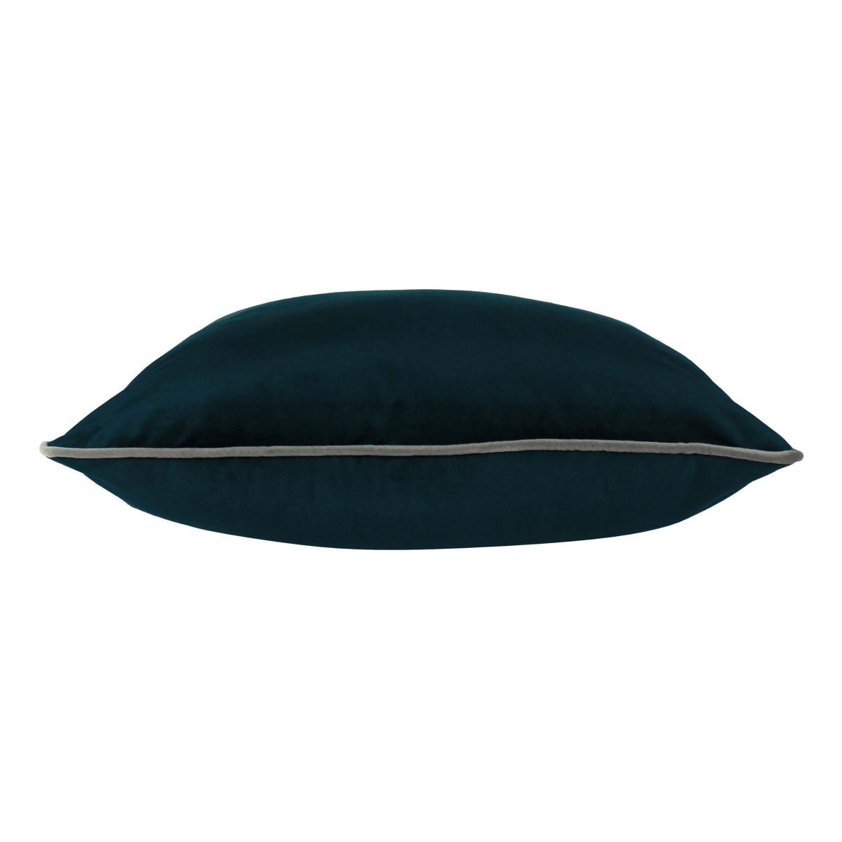 Evans Lichfield Opulent Velvet 2 Pack Pipe Cushions Midnight (Blue) – image 2