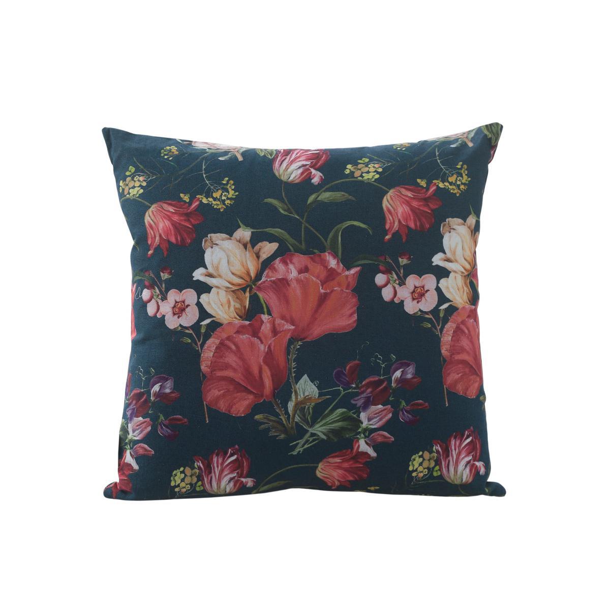 Avery Green Larabella Floral Navy Print Cushion Navy (Blue) – image 3