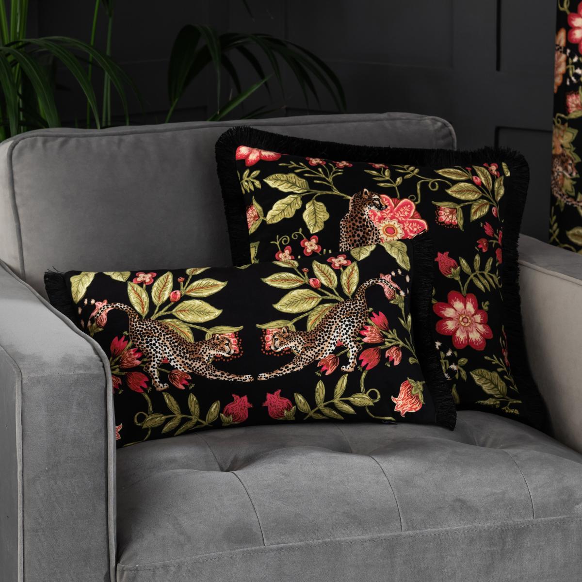 Paradise Square Cheetah Cushion Pink – image 5