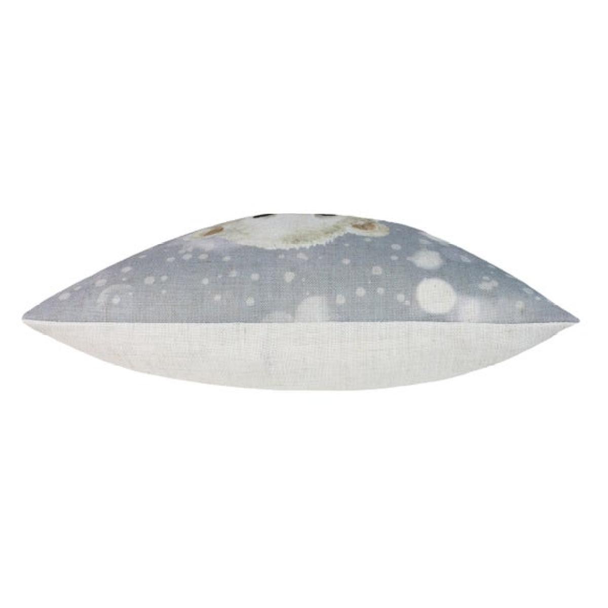Evans Lichfield Snowy Polar Bear Square Cushion – image 3
