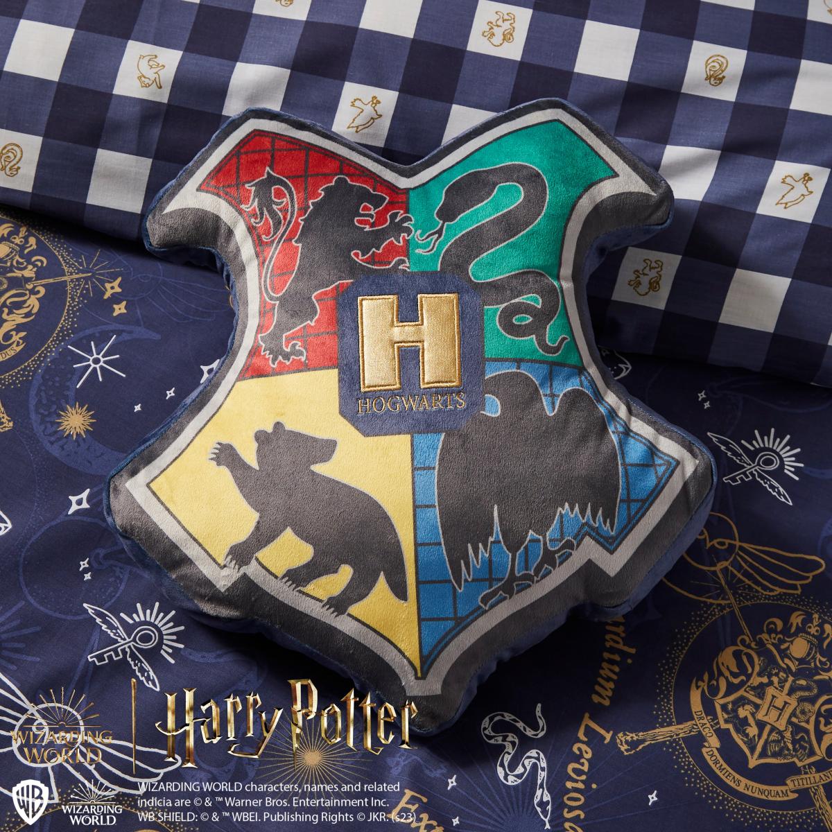 Harry Potter Crest Cushion Blue – image 1