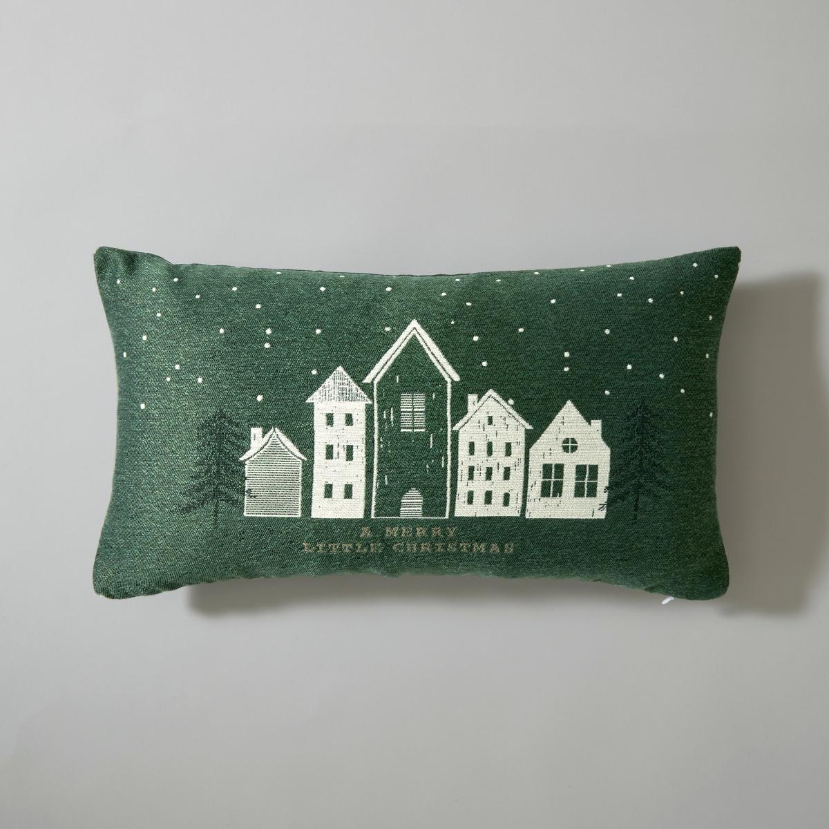 Evergreen House Tapestry Green Cushion Green – image 2