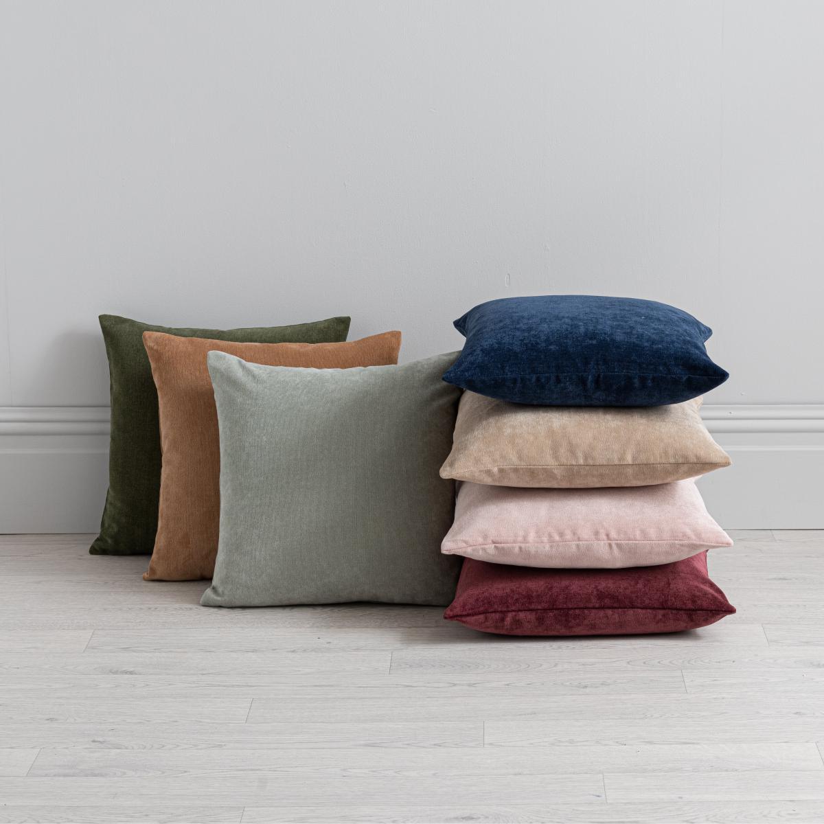 Velour Cushion Camel – image 6