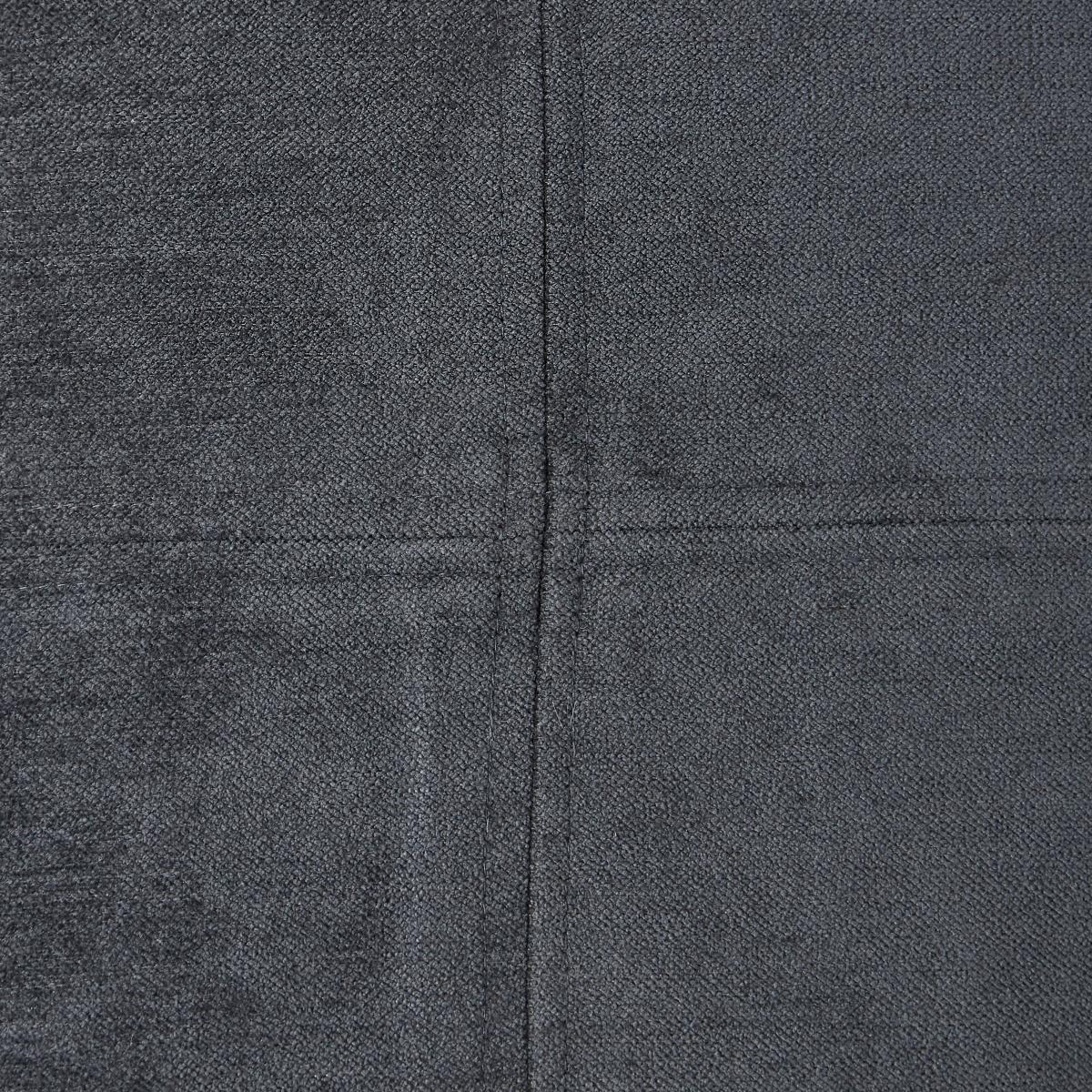 Chenille Patchwork Cushion Grey – image 2