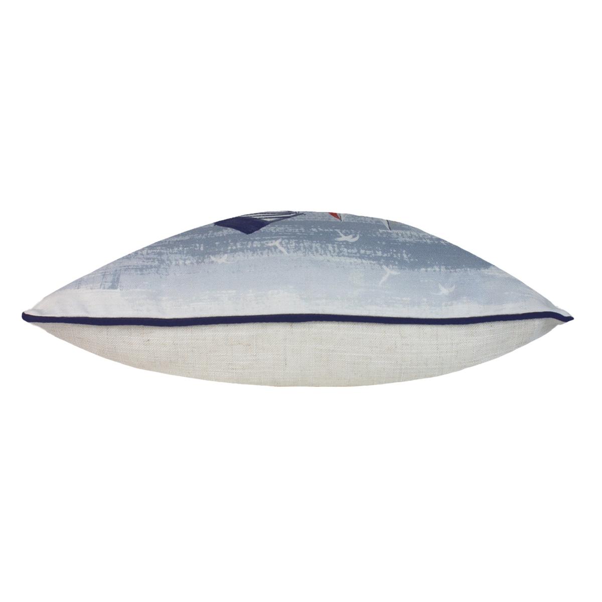 EvansLichfield Beach Huts Rectangle Cushion MultiColoured – image 3