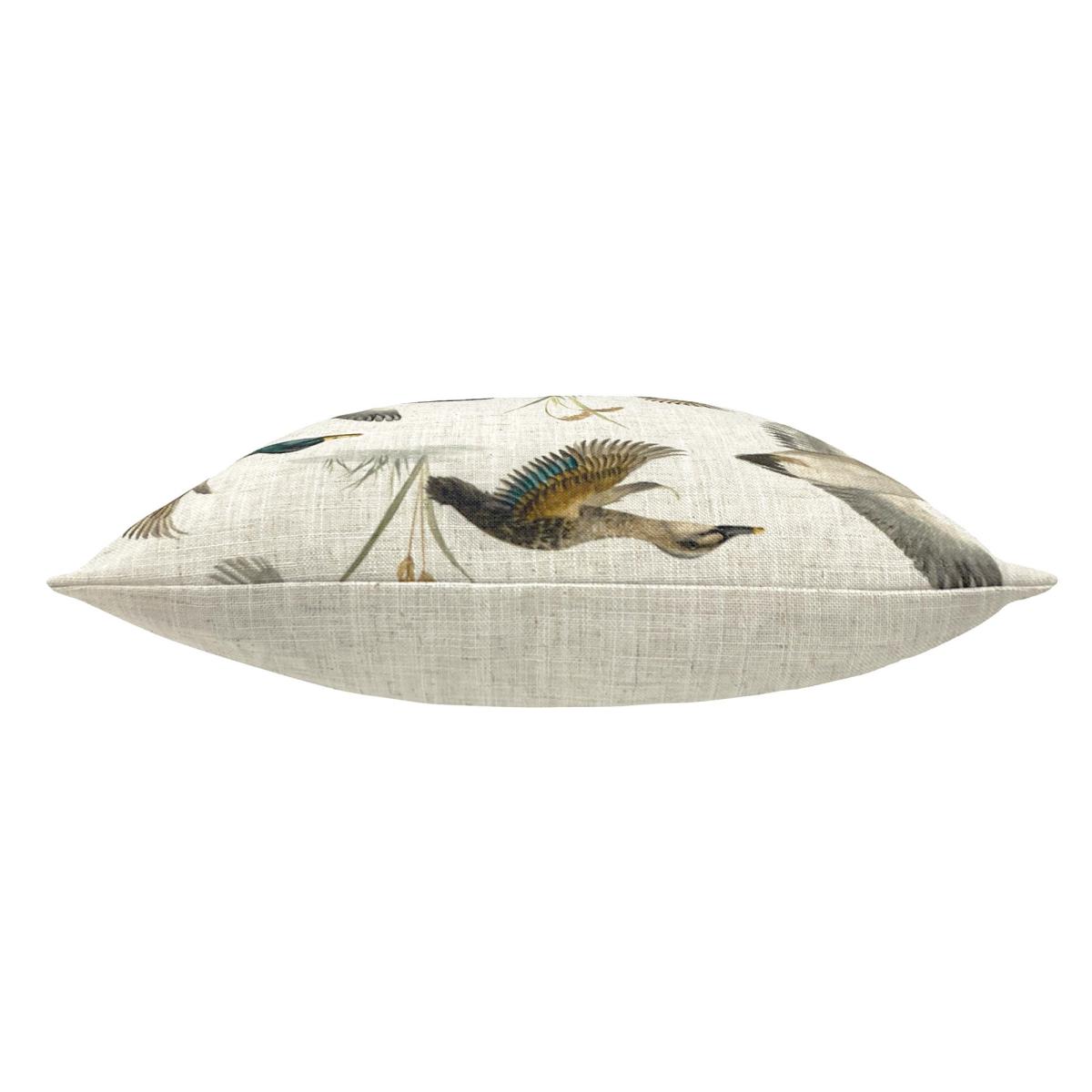 Country Duck Pond Cushion Blue/Yellow/White – image 3