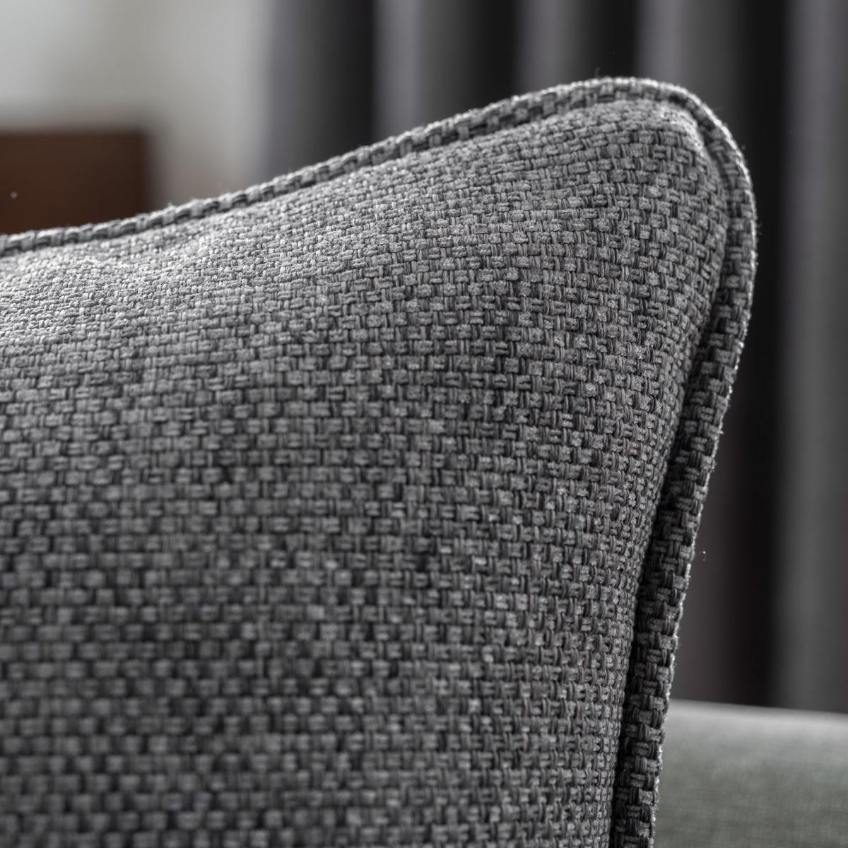 Oxford Grey Chenille Cushion Grey – image 2