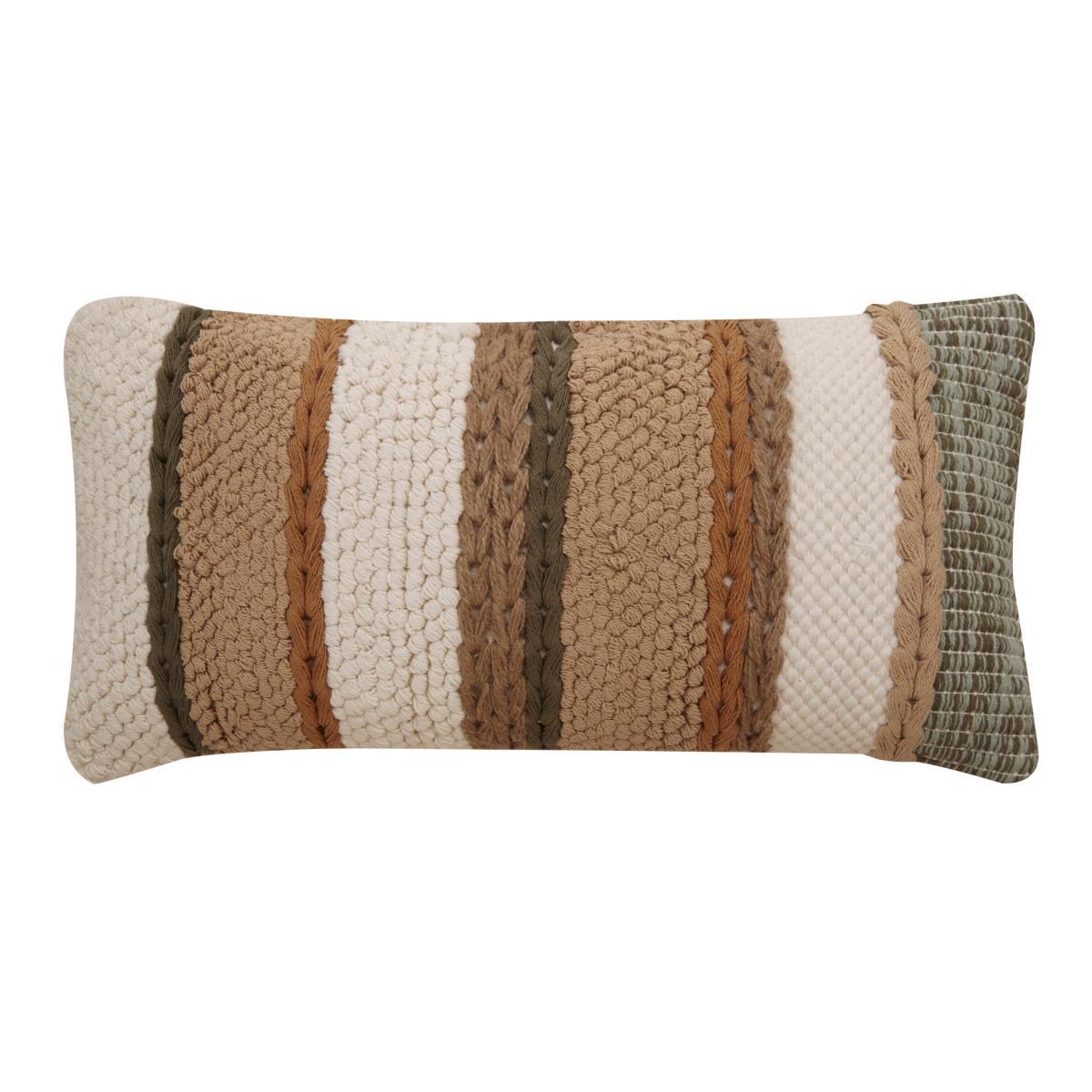 Natural Plaited Cushion Natural – image 2