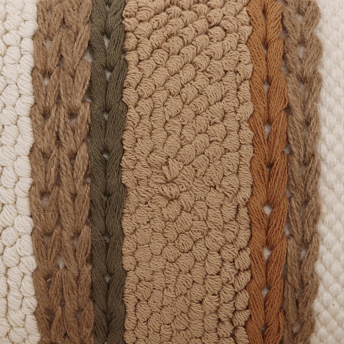 Natural Plaited Cushion Natural – image 4