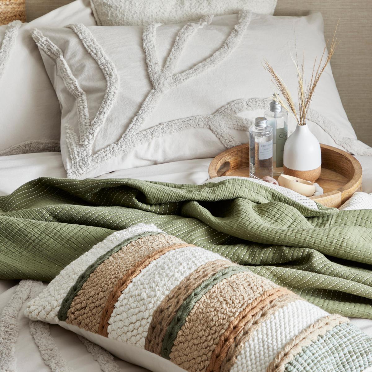 Natural Plaited Cushion Natural – image 6