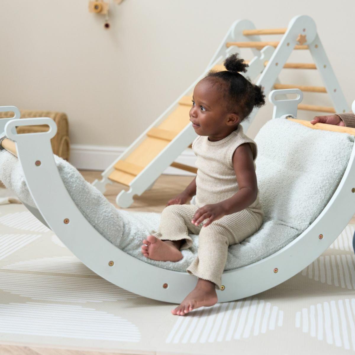 Tutti Bambini Scala Montessori Pikler Boucle Rocking Frame Cushion – image 2