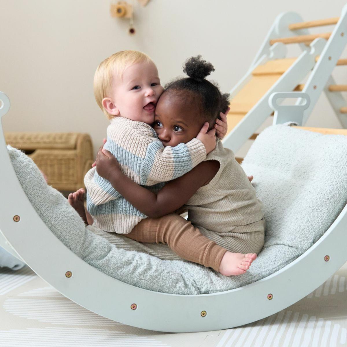 Tutti Bambini Scala Montessori Pikler Boucle Rocking Frame Cushion – image 7