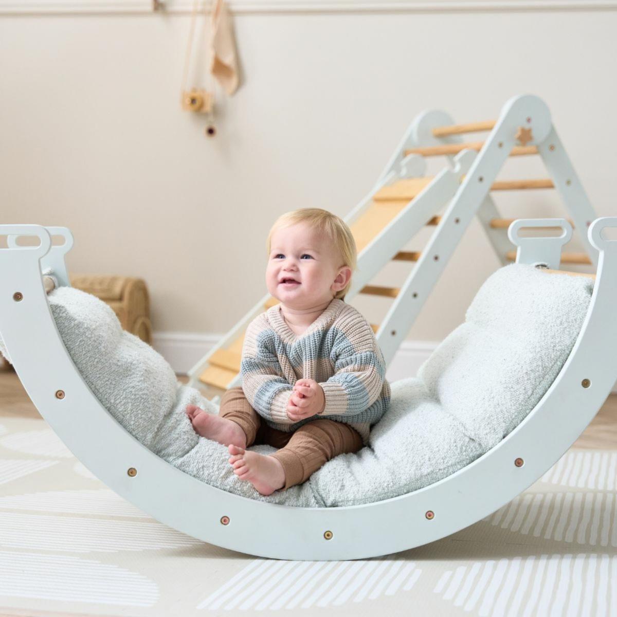 Tutti Bambini Scala Montessori Pikler Boucle Rocking Frame Cushion – image 8