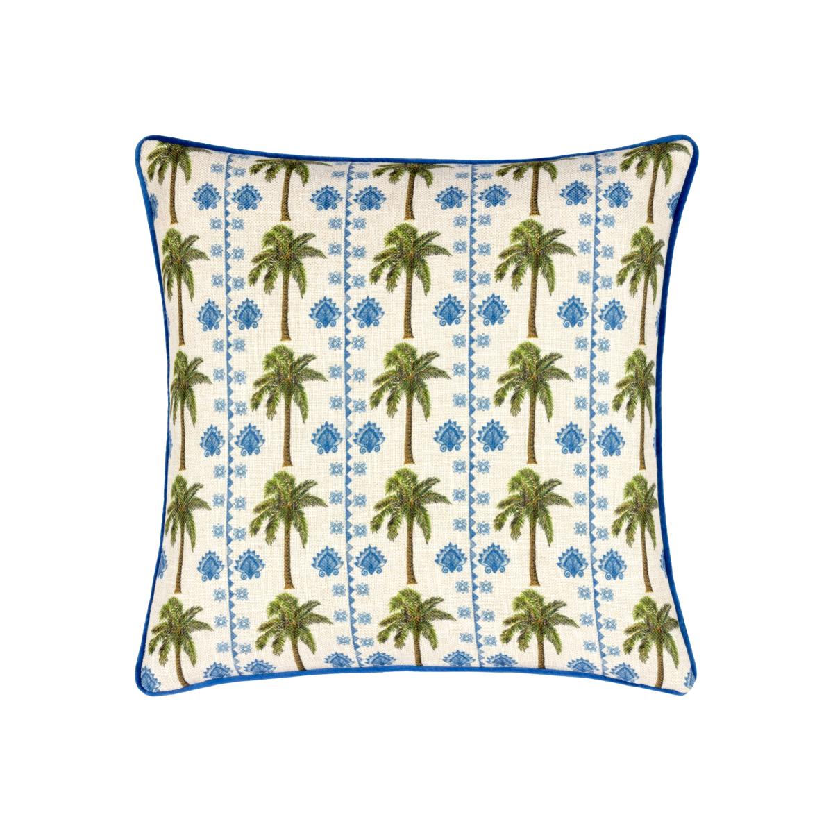 Wylder Valera Rodis Palm Square Cushion MultiColoured – image 1