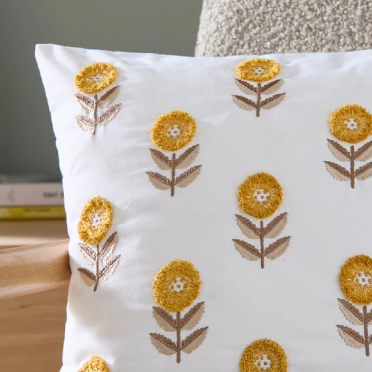 Ida Floral Square Cushion – image 2