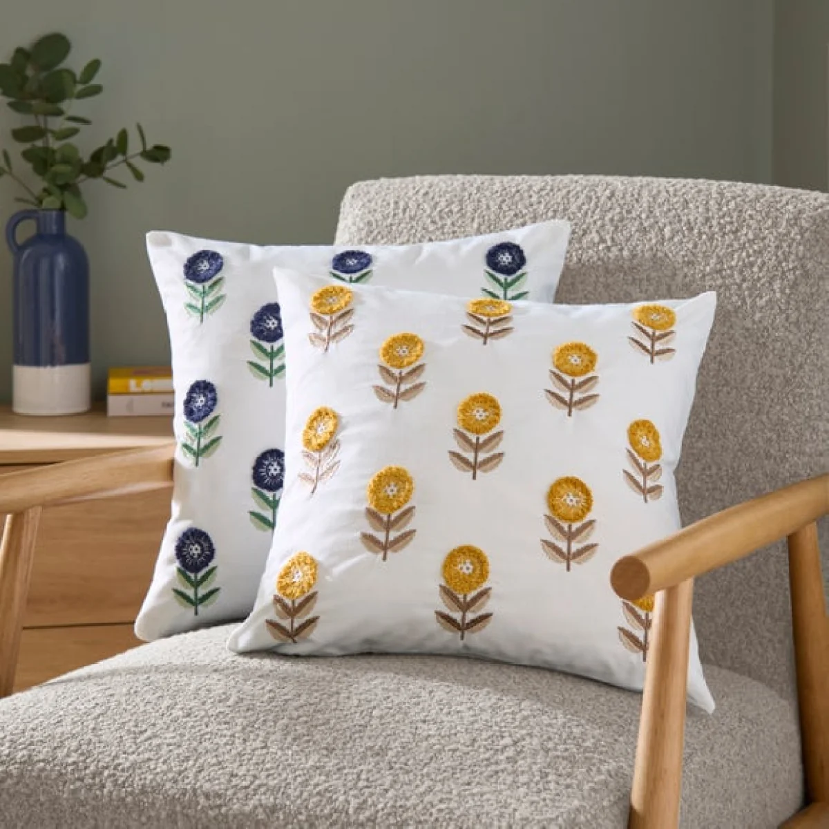 Ida Floral Square Cushion – image 5