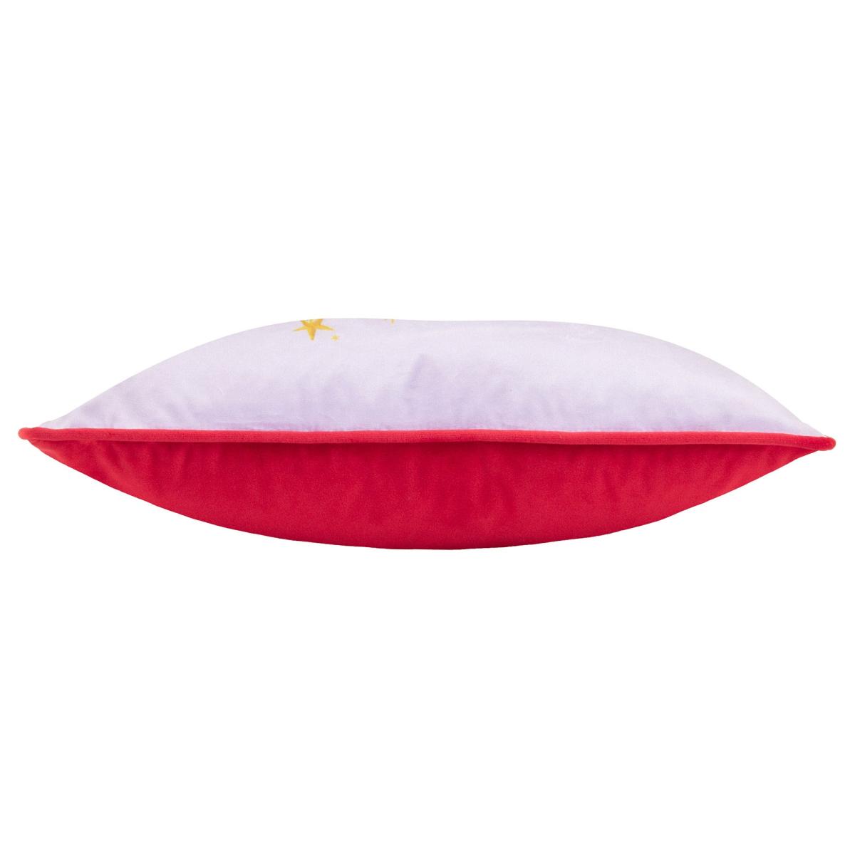 Purrfect Fabyuleous Pink Cushion Pink/Green – image 3