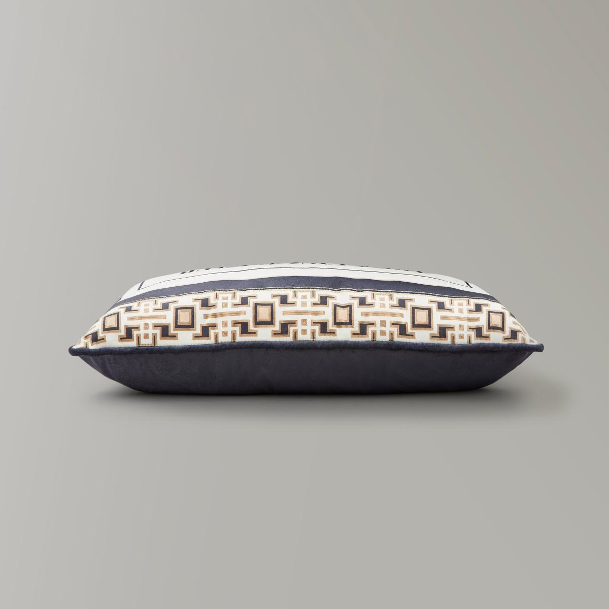 The Couch Club Embroidered Rectangular Cushion Black – image 4