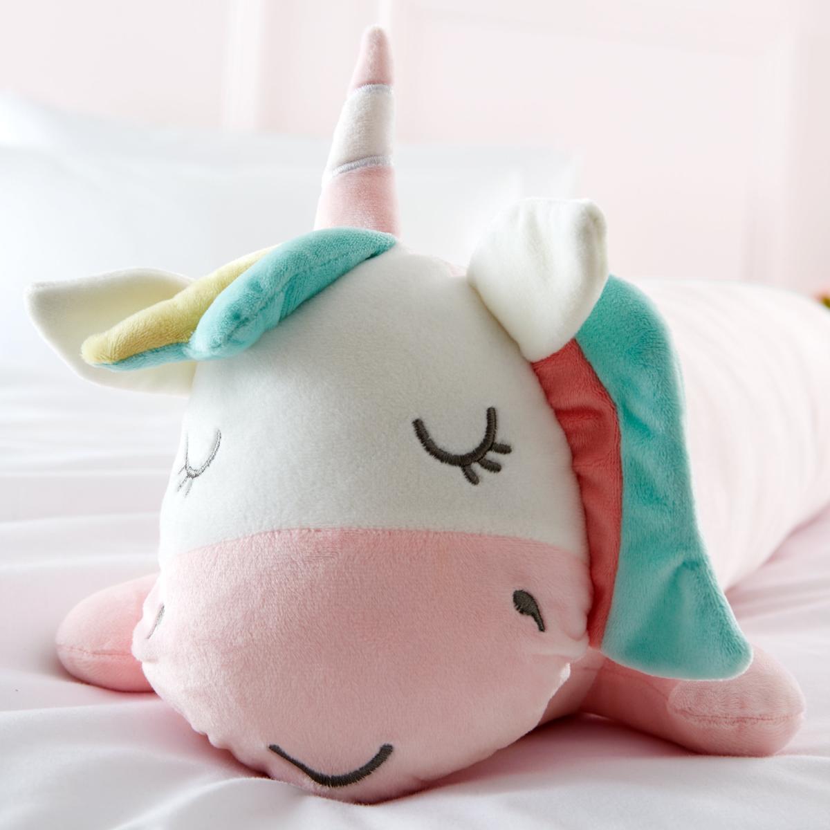 Catherine Lansfield Cuddle Friends Unicorn Cushion Pink – image 2