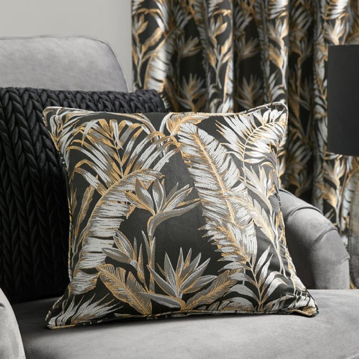 Laurence Llewelyn-Bowen Paradise Palm Tropical Square Filled Cushion – image 1