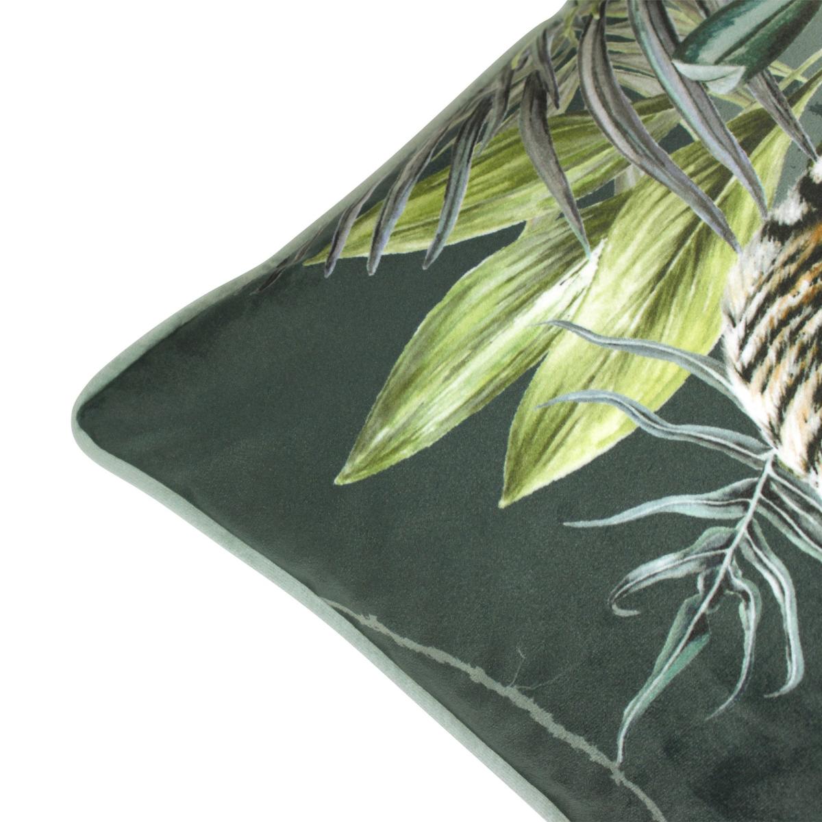 Zinara Tiger Cushion Yellow/Pink/Green – image 4