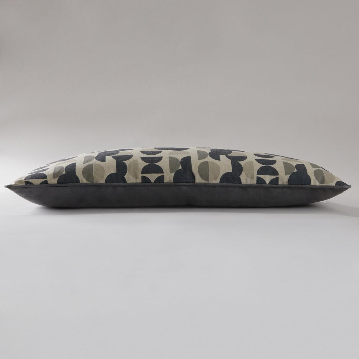 Monochrome Geometric 30cm x 80cm Cushion Black, White and Grey – image 4
