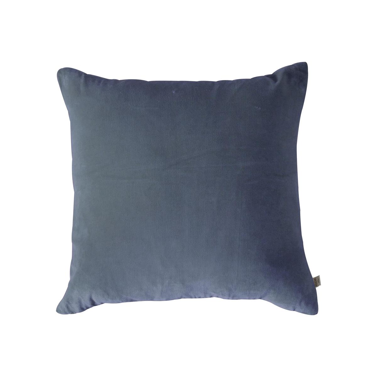 Velveteen Cushion Navy
