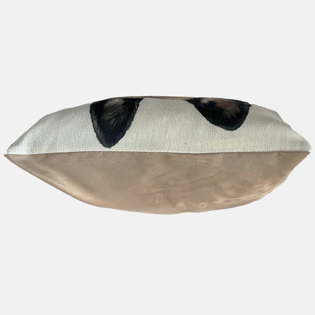 Christine Varley German Shepard Square Cushion Brown – image 3