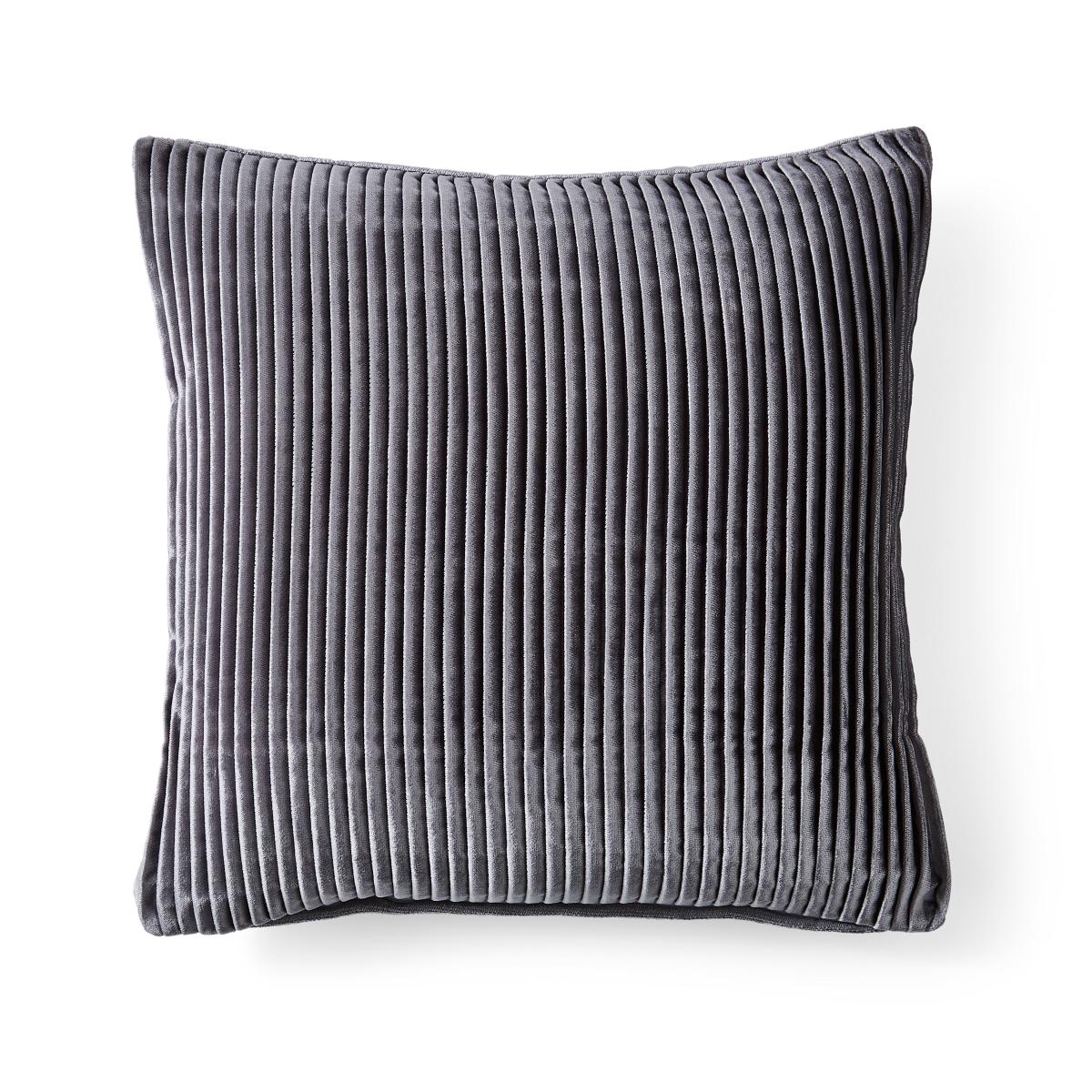 Pleated Velvet Square Cushion – image 3