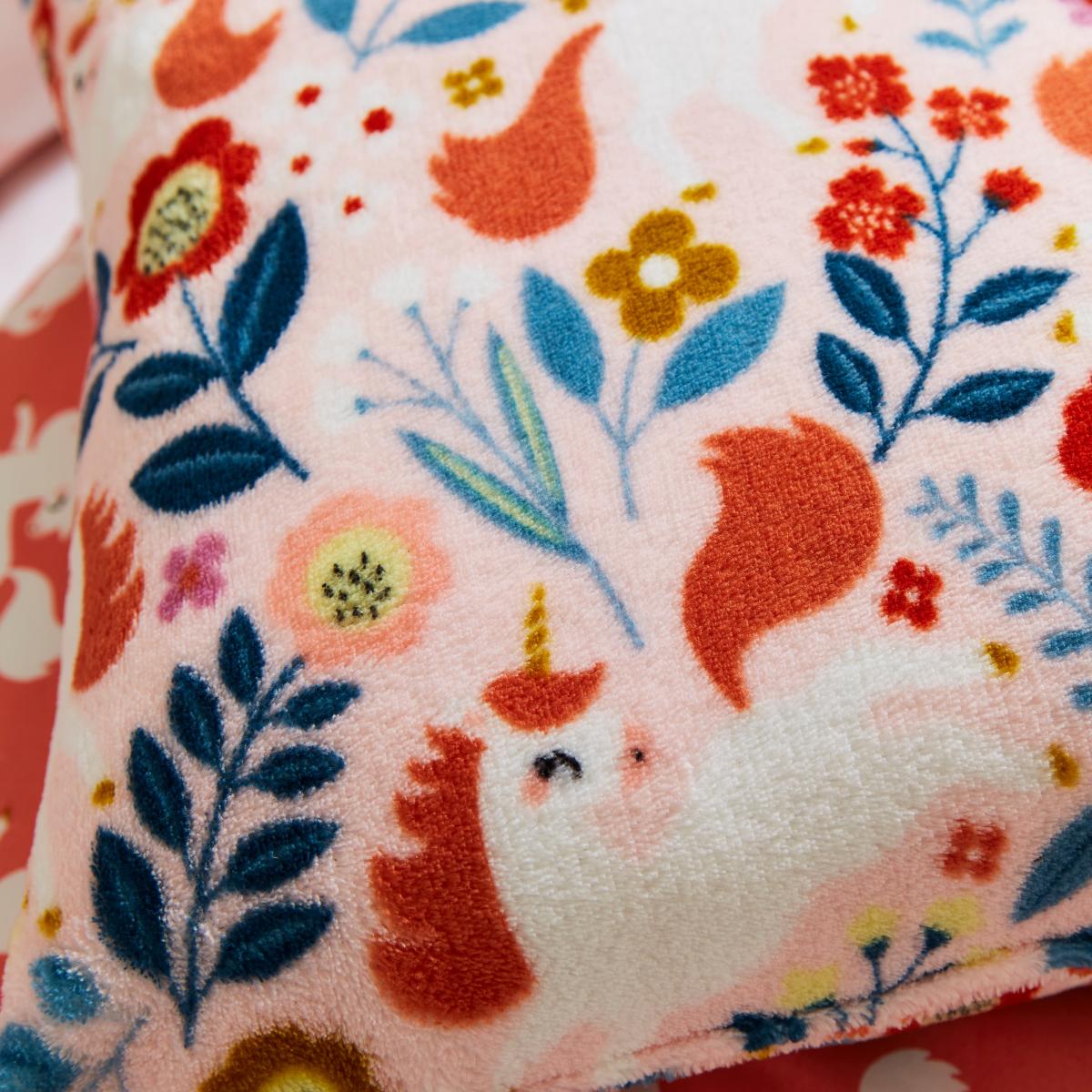 Unicorn Fleece Cushion – image 2