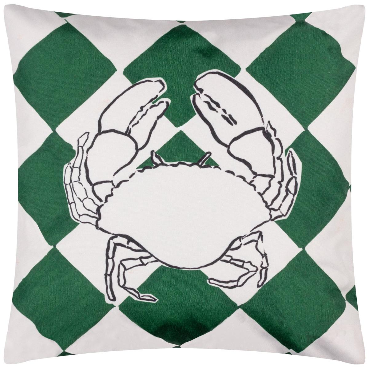 furn. Checkerboard Outdoor Cushion Green – image 2