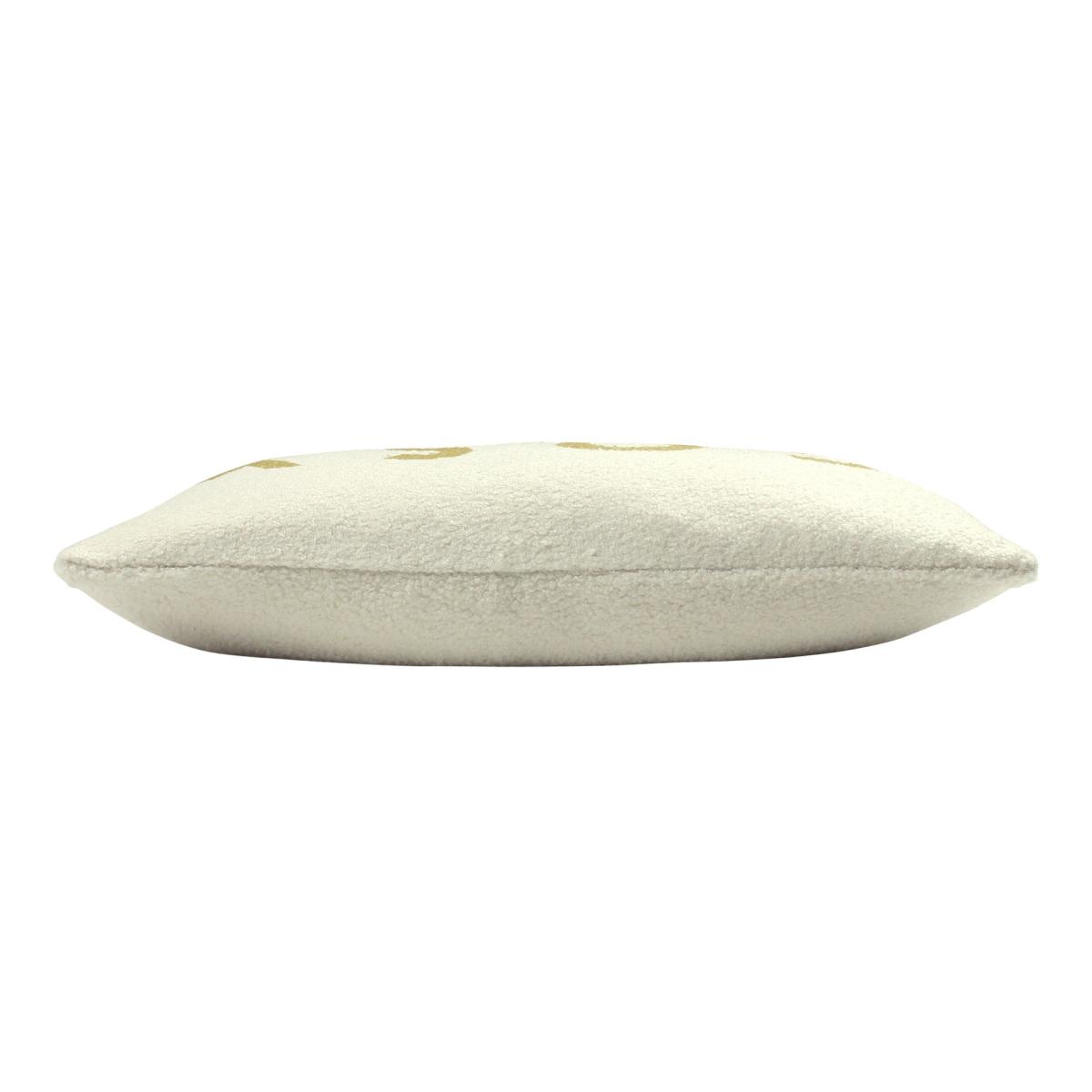 Shearling Fleece Cosy Cushion Natural – image 3
