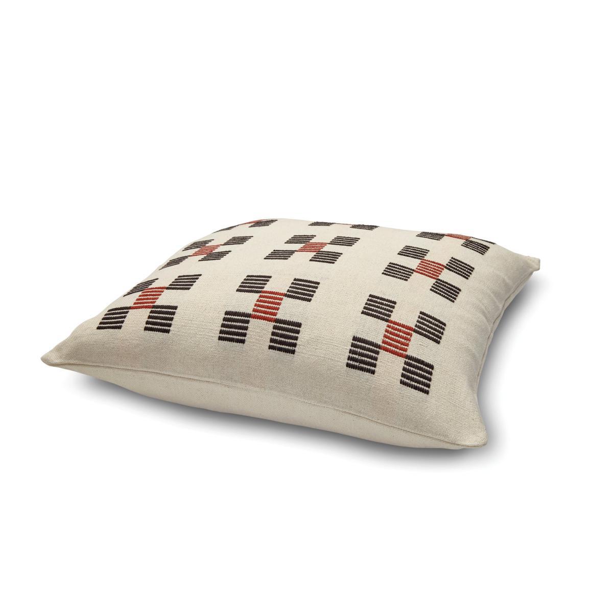 Printed Woven Cotton Cushion MultiColoured – image 3