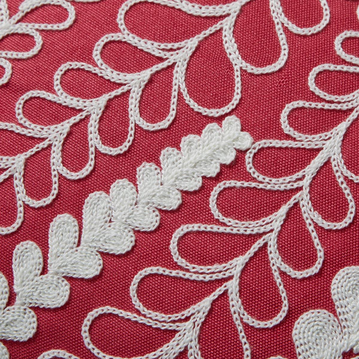 Trailing Floral Cushion Fuschia with Grape (Pink) – image 2