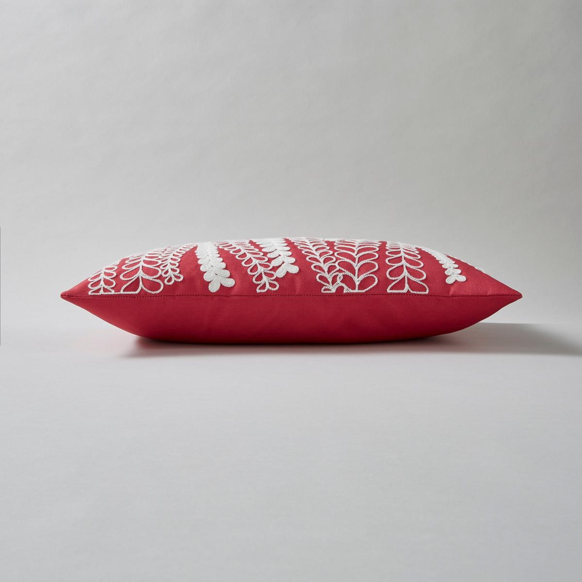 Trailing Floral Cushion Fuschia with Grape (Pink) – image 3