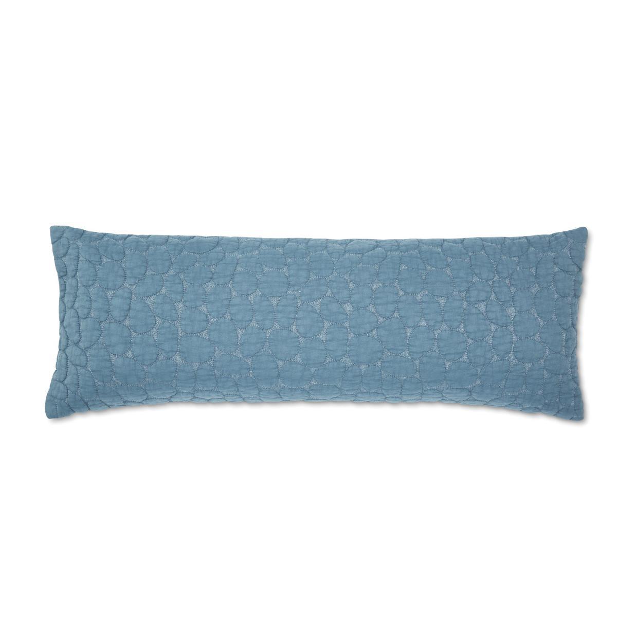Pebble Quilted Cushion Blue – image 3