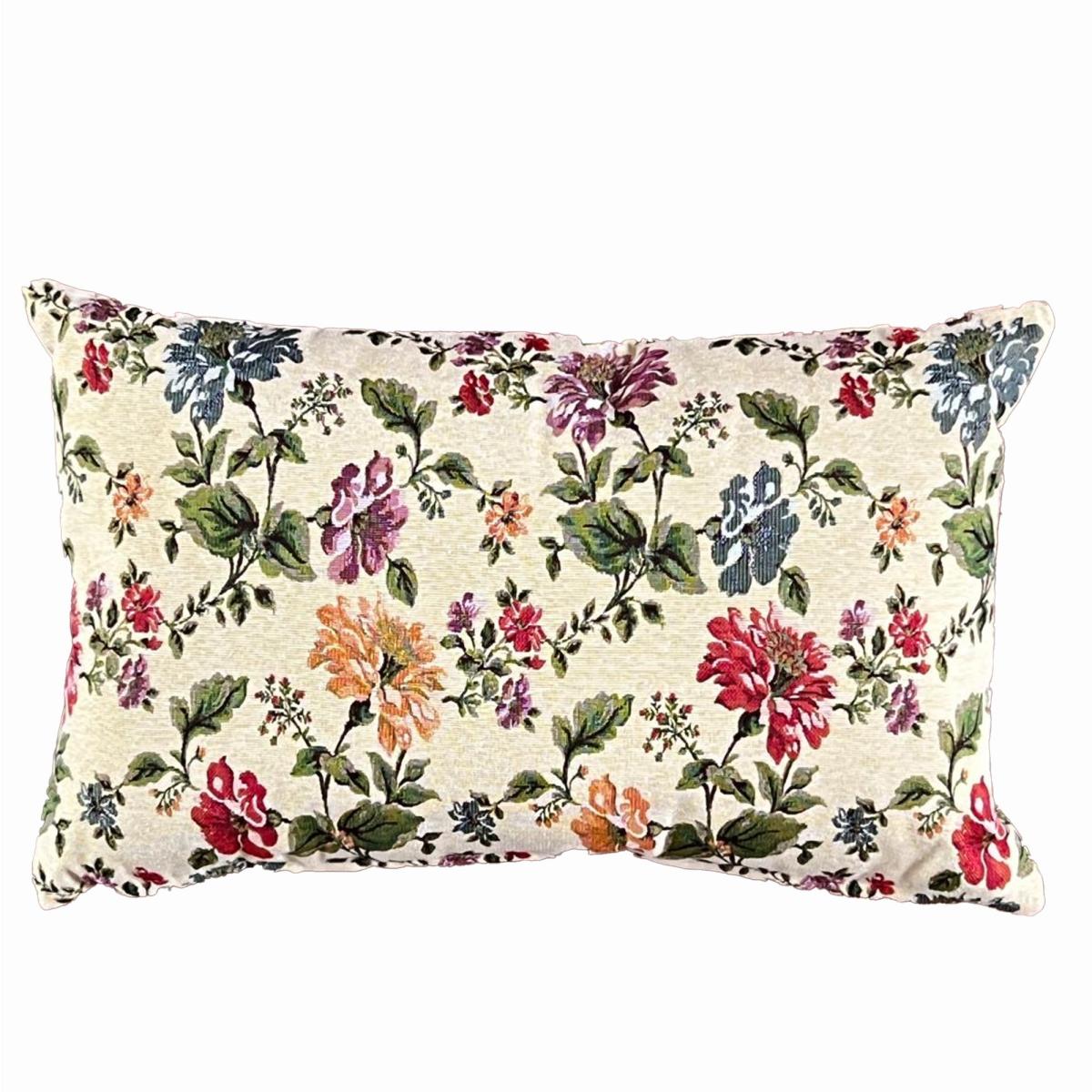 Daro Tapestry Natural Floral Rectangular Cushion – image 2