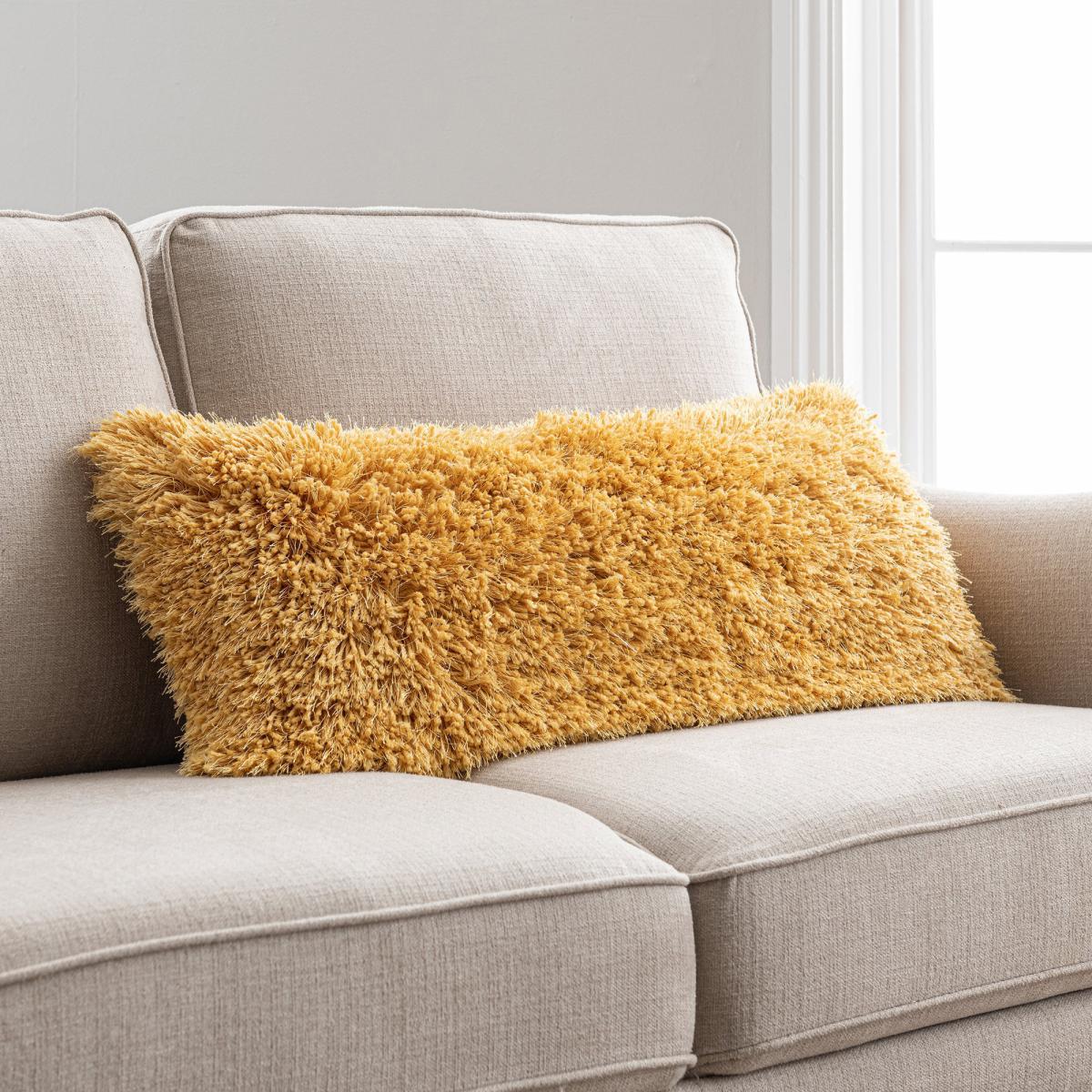 Brooke Texture Rectangle Cushion Grey – image 2