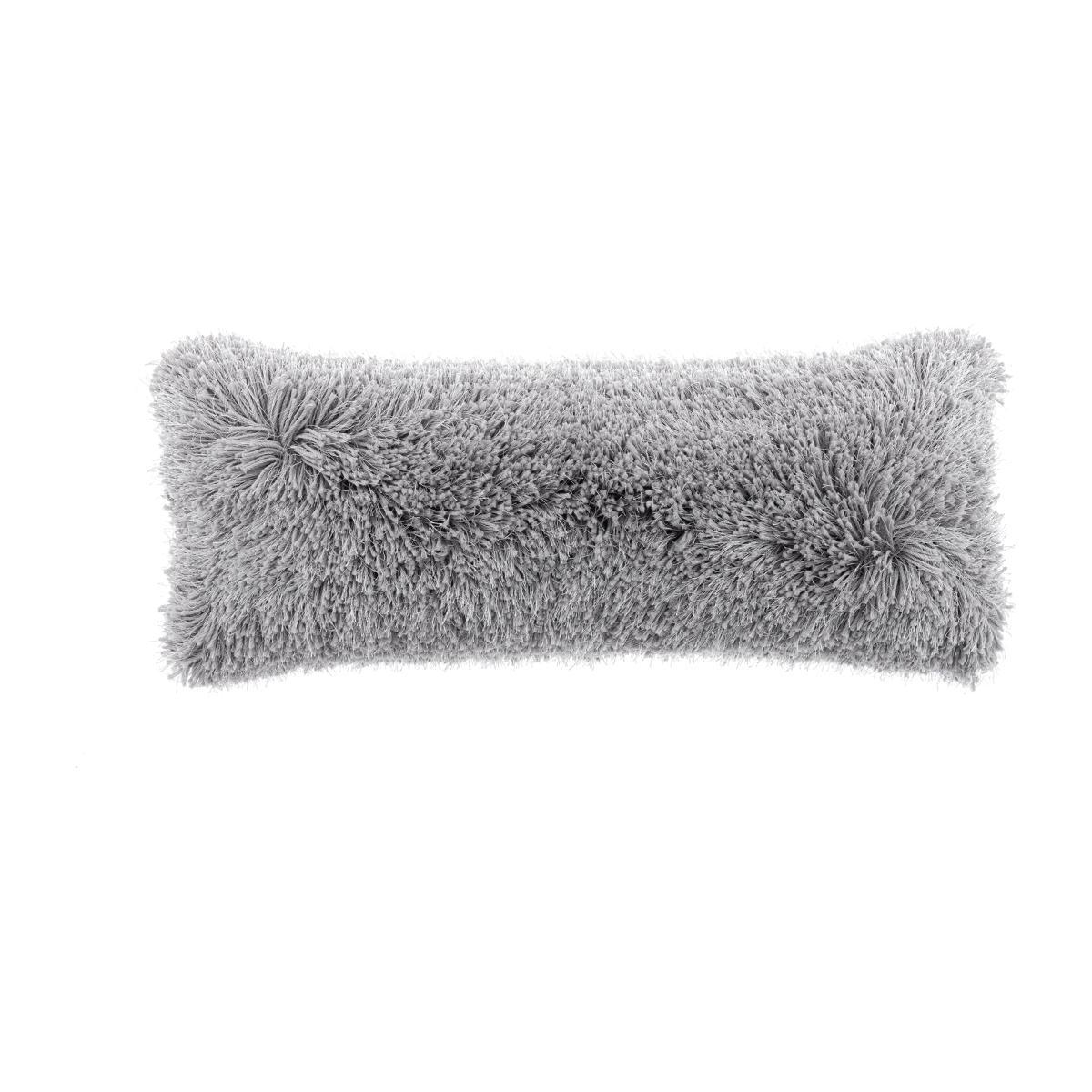 Brooke Texture Rectangle Cushion Grey – image 1