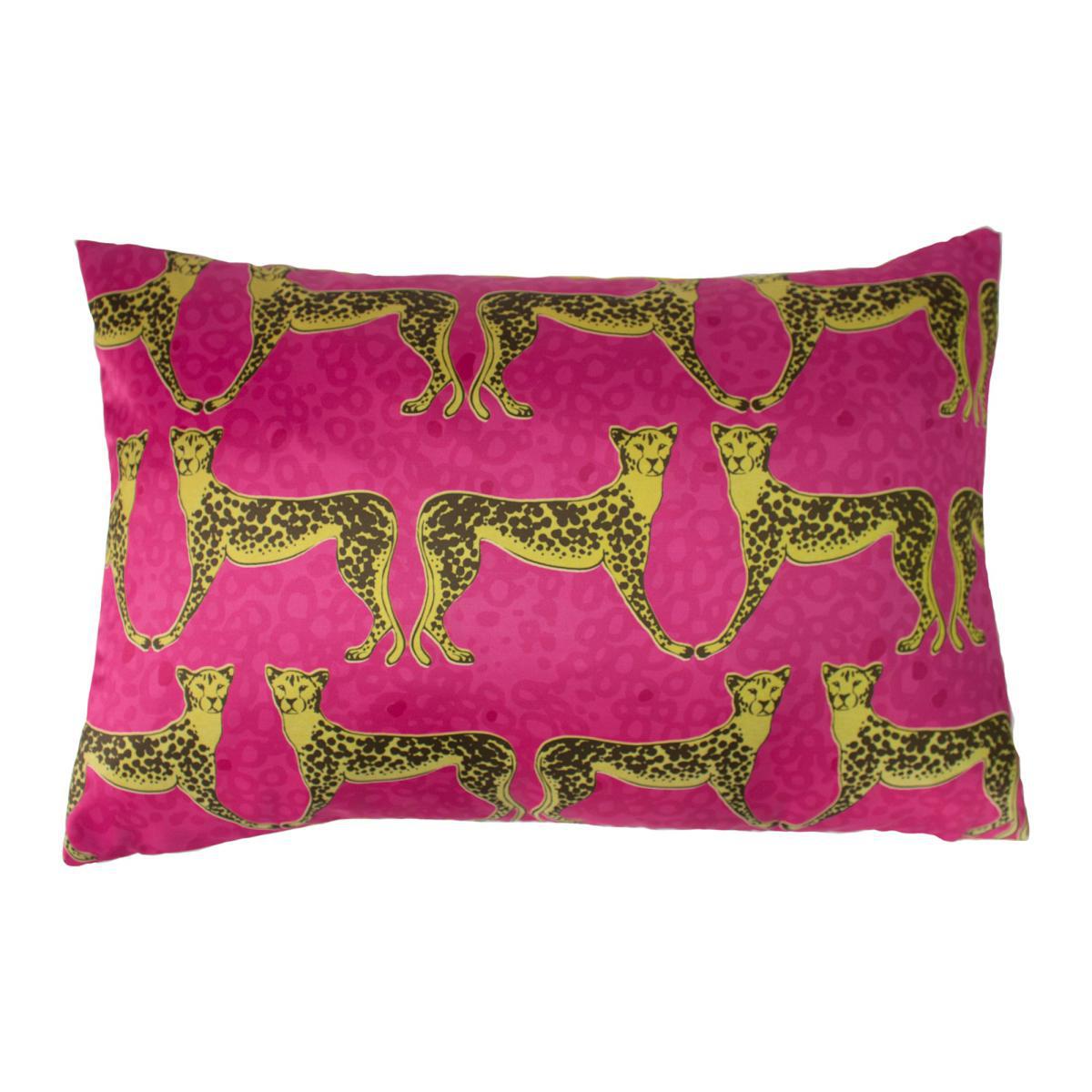Lynx Cushion Blue, Yellow and Brown – image 4