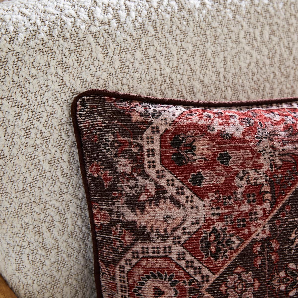 Oriental Cord Cushion 40 x 60cm Red – image 2