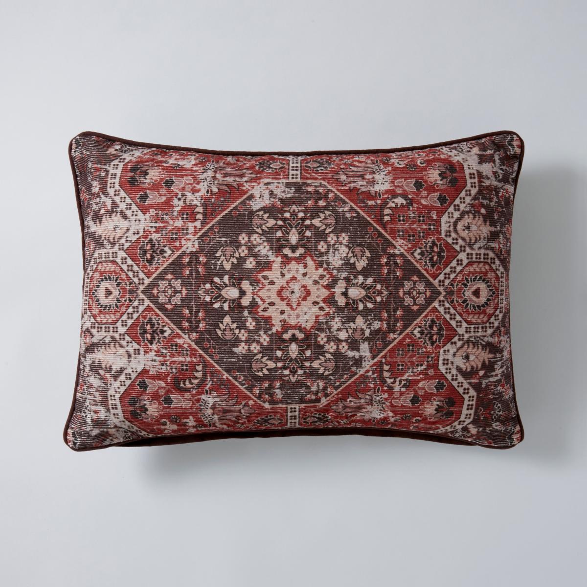 Oriental Cord Cushion 40 x 60cm Red – image 3