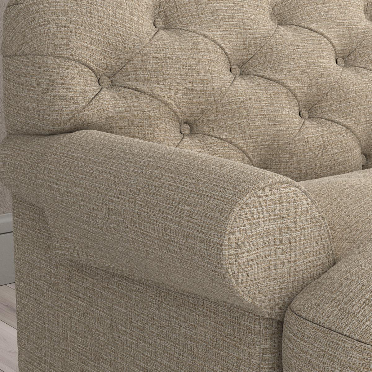 Canterbury Set of 2 Textured Weave Arm Caps Textured Weave Honey – image 1